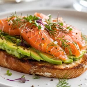 vocado, Smoked Salmon